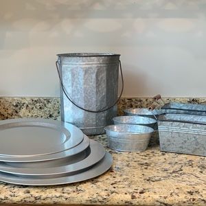 🖤GALVANIZED DECOR SET 🖤